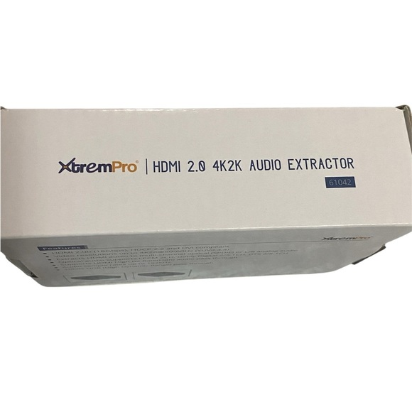 Black HDMI 2.0 4K2K Audio Extractor - Picture 2 of 9